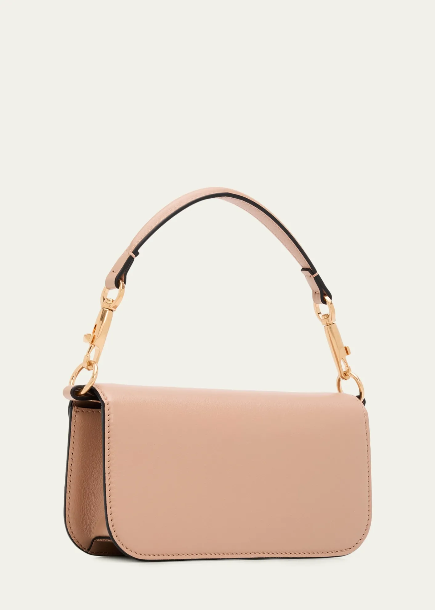 Valentino GaravaniLoco Small Leather Top-Handle Bag with Jewel VLogo