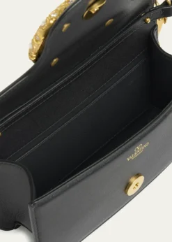 Valentino GaravaniLoco Studded VLOGO Small Leather Shoulder Bag