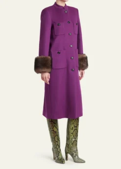 Valentino GaravaniLong Wool Coat