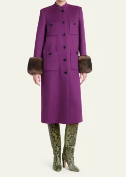 Valentino GaravaniLong Wool Coat