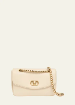 Valentino GaravaniMedium Leather VLogo Shoulder Bag