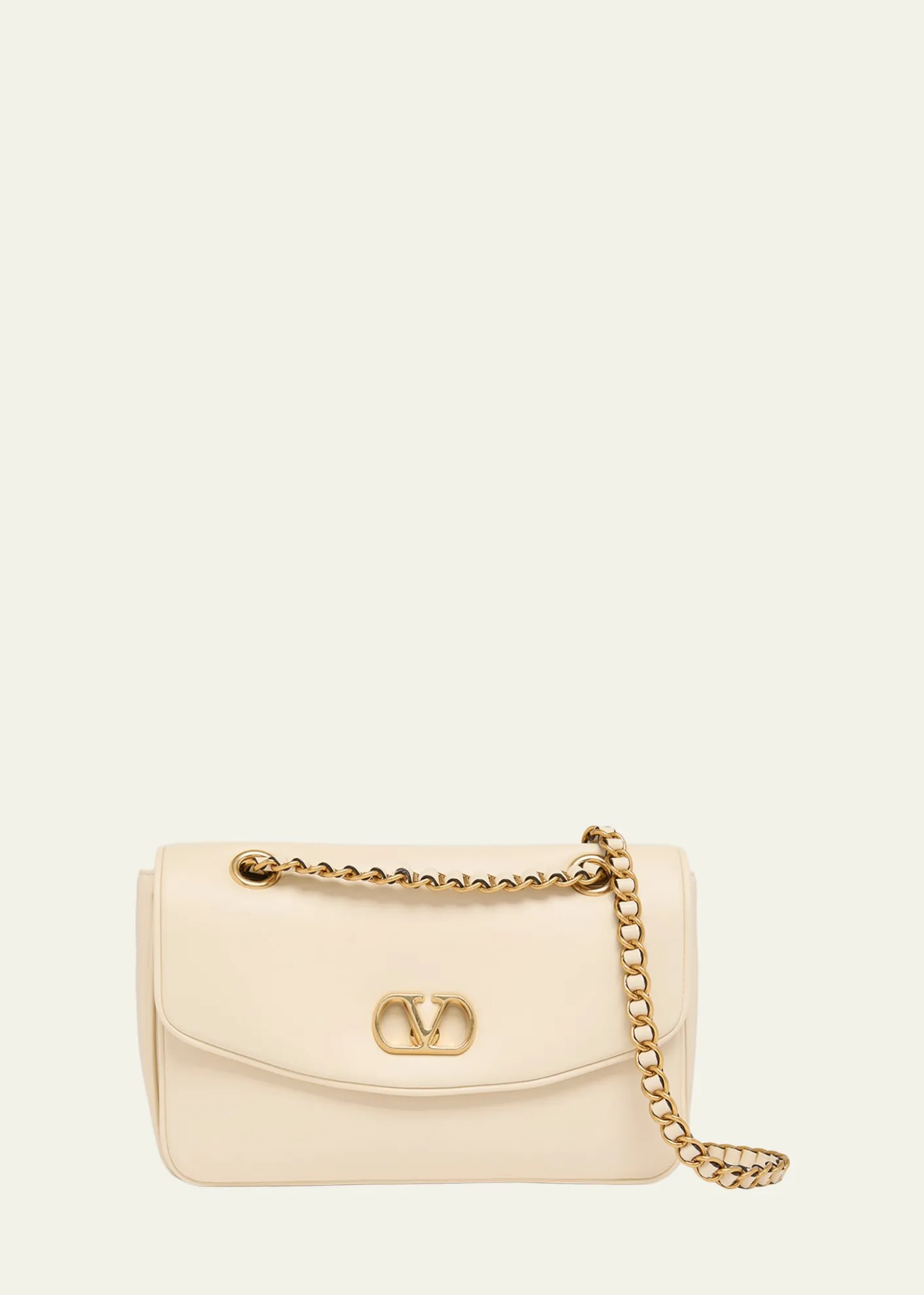 Valentino GaravaniMedium Leather VLogo Shoulder Bag
