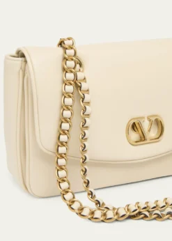 Valentino GaravaniMedium Leather VLogo Shoulder Bag