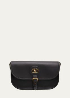 Valentino GaravaniMen's Antibes Small Leather Crossbody Bag