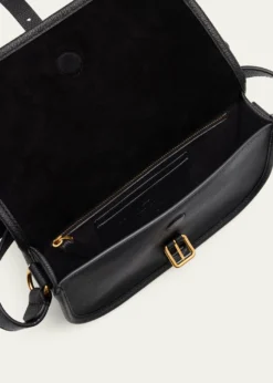 Valentino GaravaniMen's Antibes Small Leather Crossbody Bag