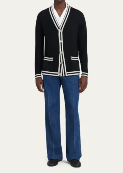 Valentino GaravaniMen's Cotton Poplin Camp Shirt