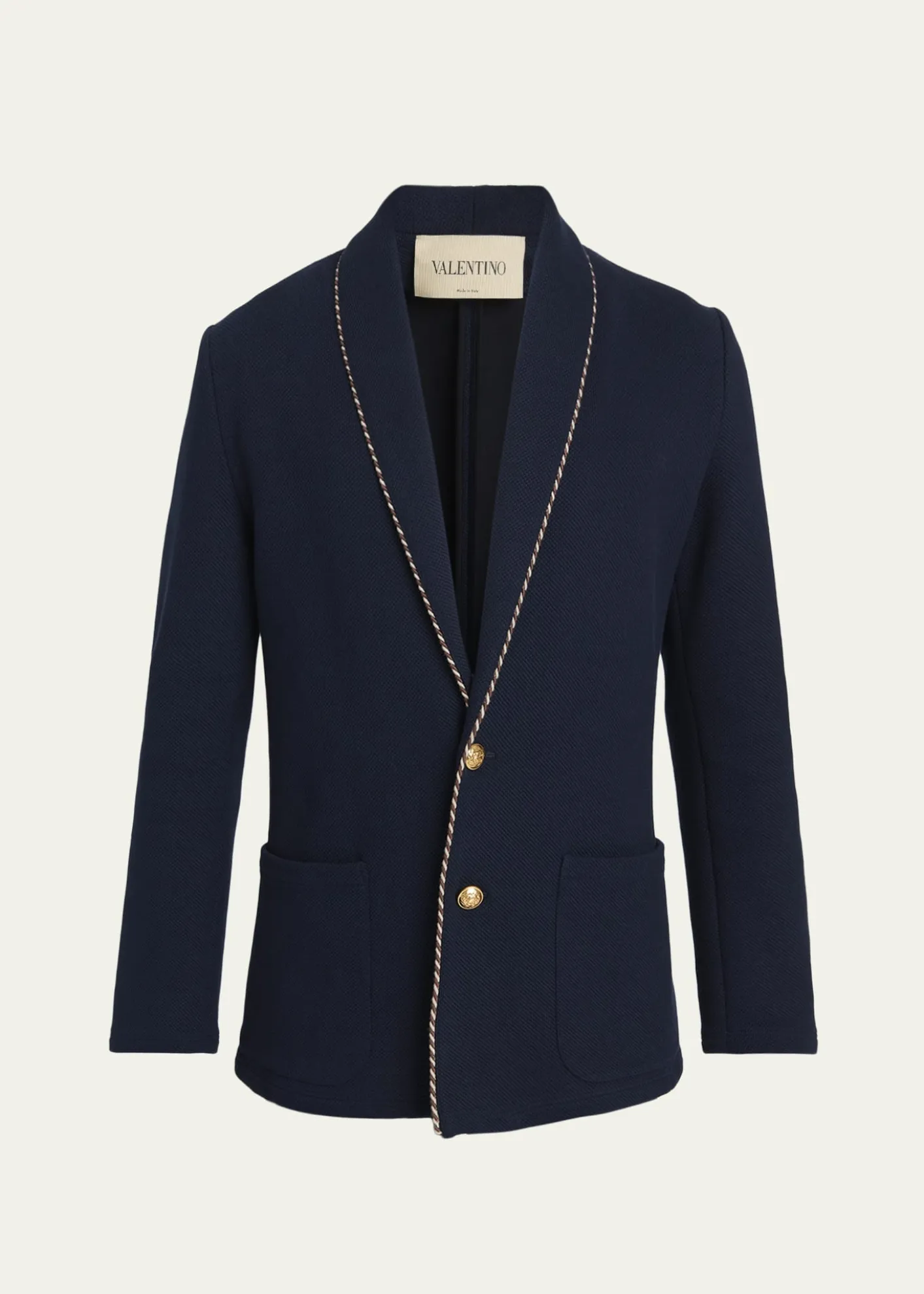 Valentino GaravaniMen's Cotton Jersey Knit Jacket