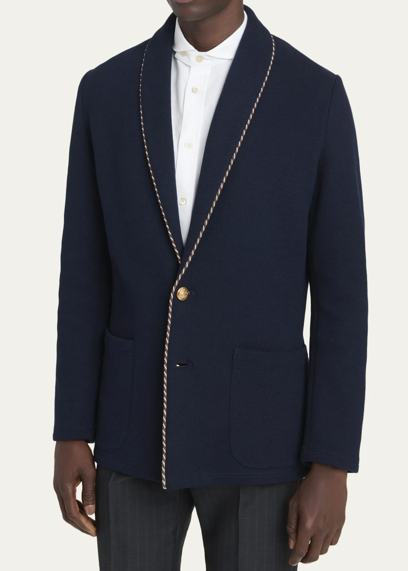 Valentino GaravaniMen's Cotton Jersey Knit Jacket