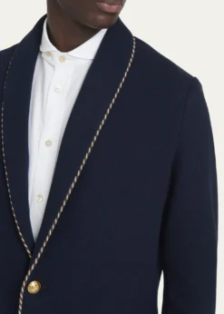 Valentino GaravaniMen's Cotton Jersey Knit Jacket
