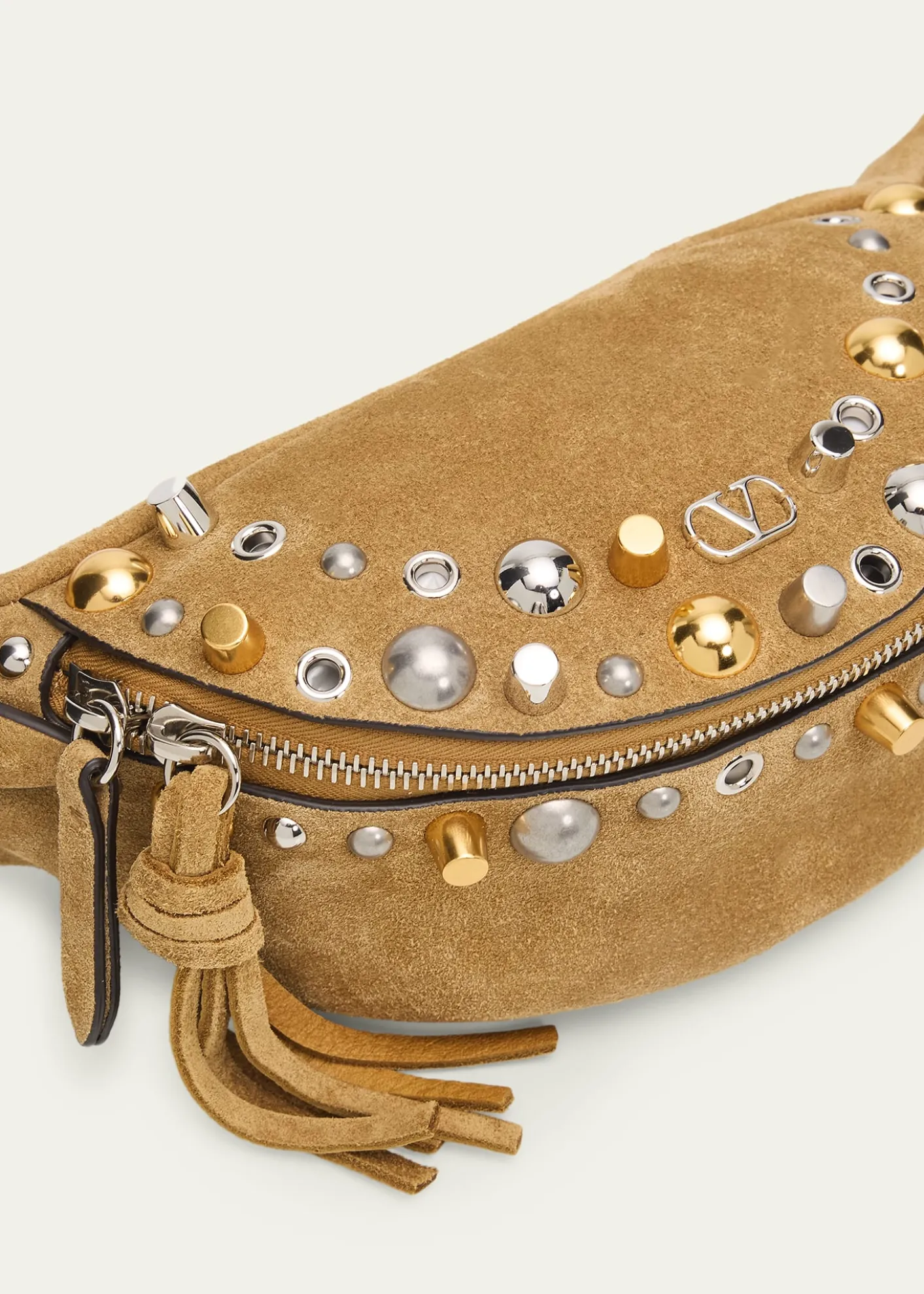 Valentino GaravaniMen's Nellcote Suede Belt Bag