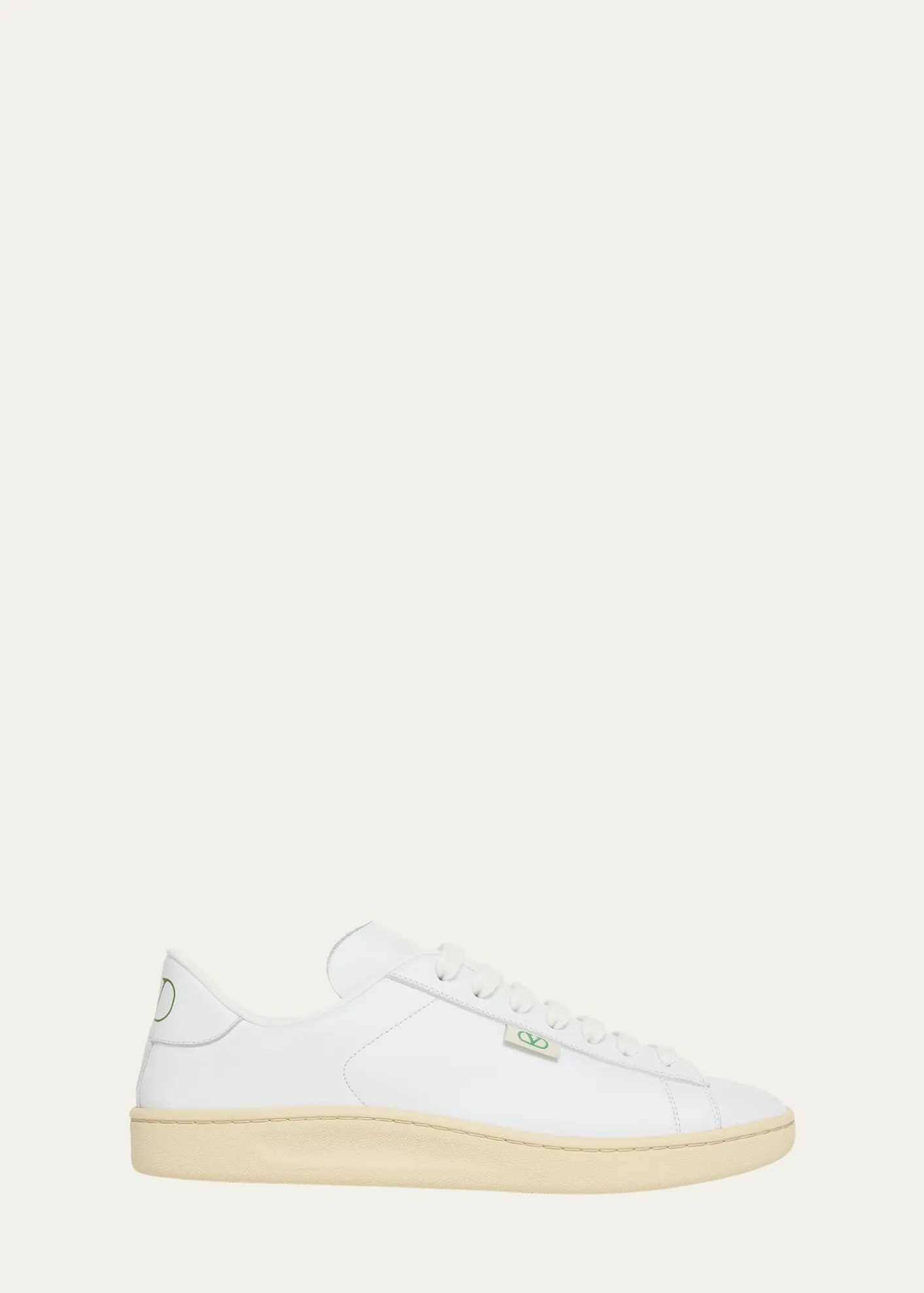 Valentino GaravaniMen's Royco V Logo Calfskin Low-Top Sneakers