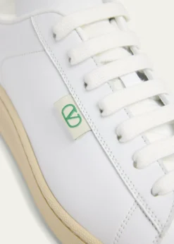 Valentino GaravaniMen's Royco V Logo Calfskin Low-Top Sneakers