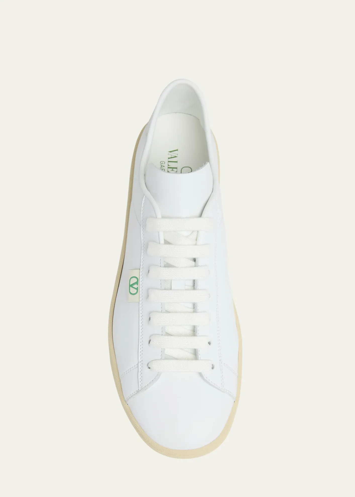 Valentino GaravaniMen's Royco V Logo Calfskin Low-Top Sneakers