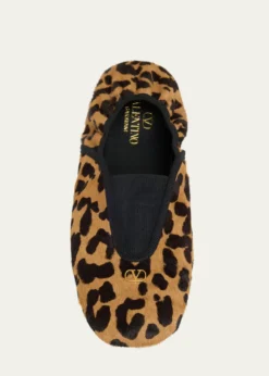 Valentino GaravaniMen's Rythmika Calf Hair Loafers