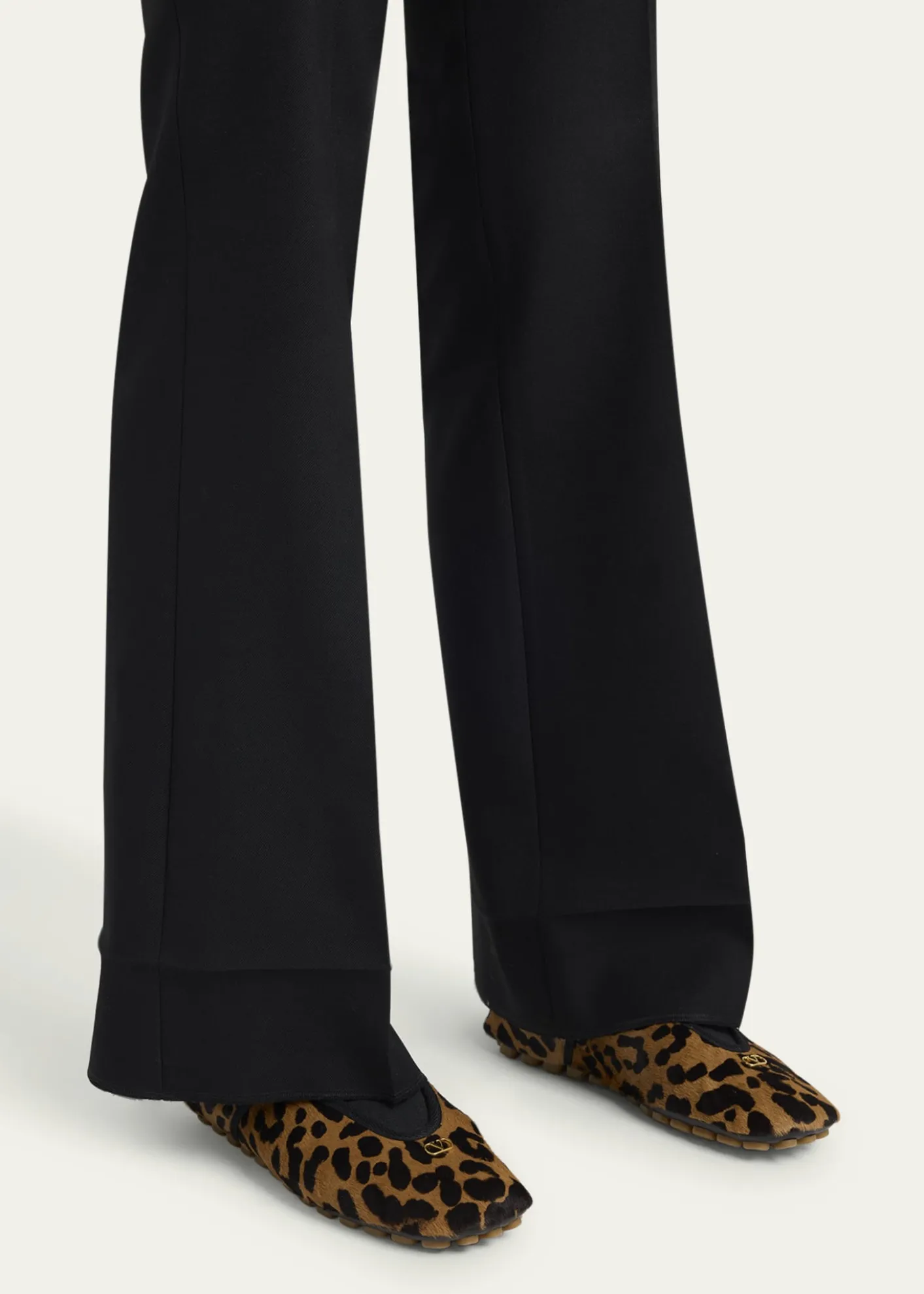 Valentino GaravaniMen's Rythmika Calf Hair Loafers