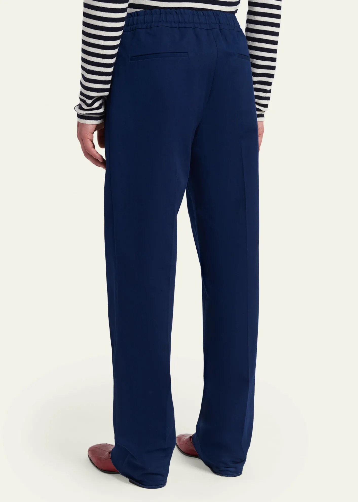 Valentino GaravaniMen's Straight-Fit Cotton Gabardine Pants
