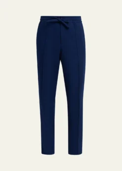 Valentino GaravaniMen's Straight-Fit Cotton Gabardine Pants