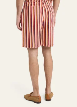 Valentino GaravaniMen's Striped Toweling Shorts