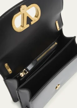 Valentino GaravaniMen's Vain VLogo Leather Shoulder Bag