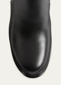 Valentino Garavani90mm Fawcette Platform Leather Ankle Boots