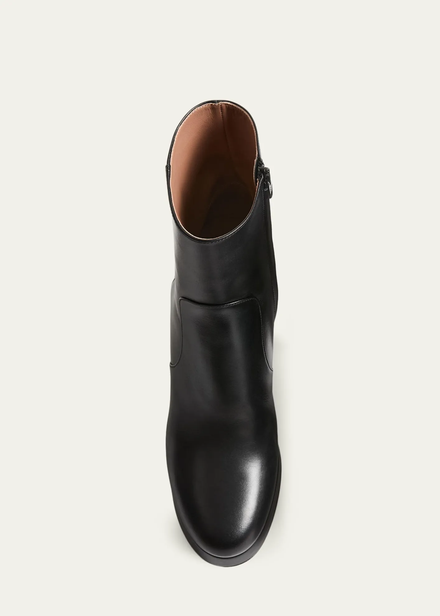 Valentino Garavani90mm Fawcette Platform Leather Ankle Boots
