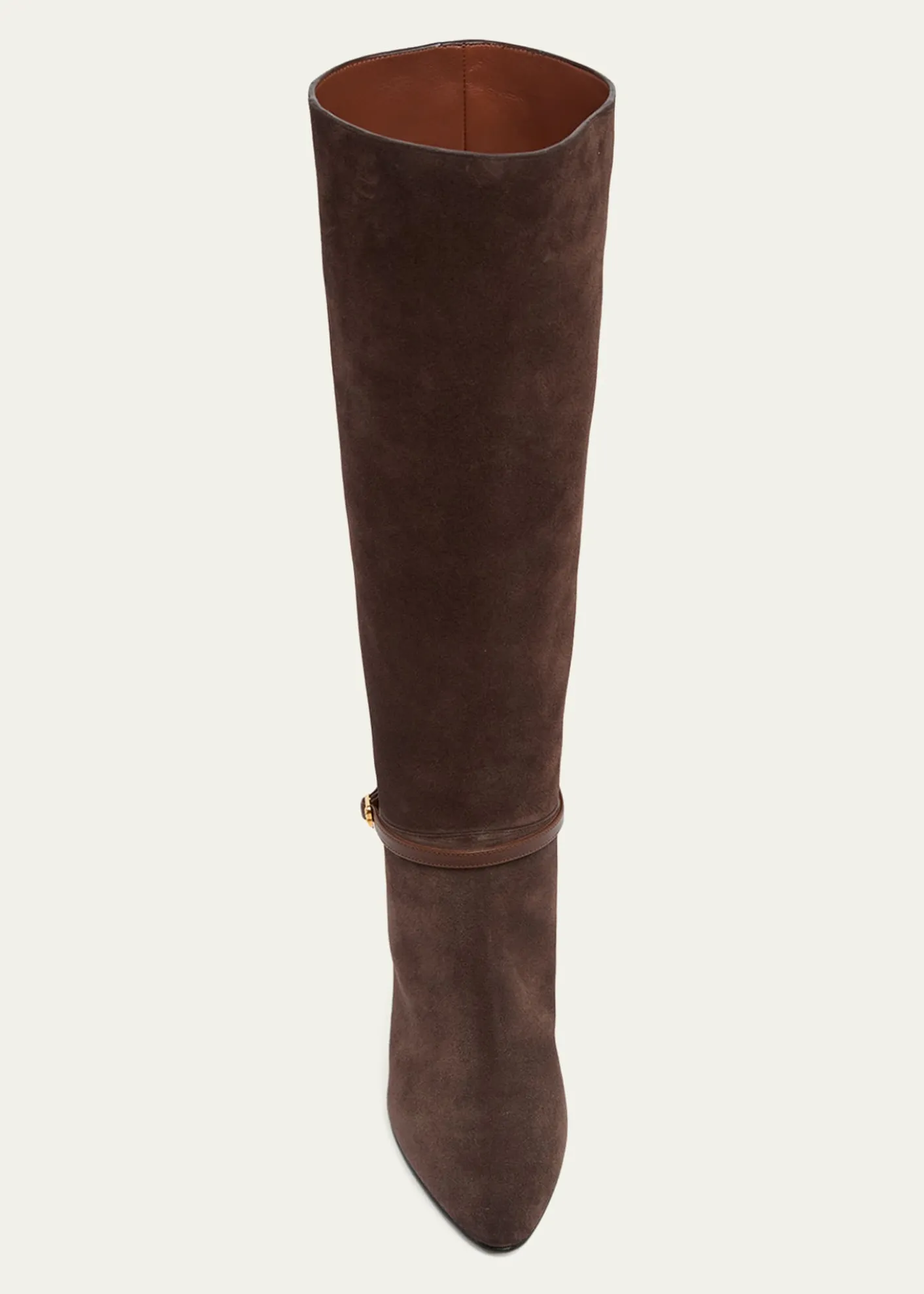 Valentino Garavani85mm Pattie Suede Knee-High Boots
