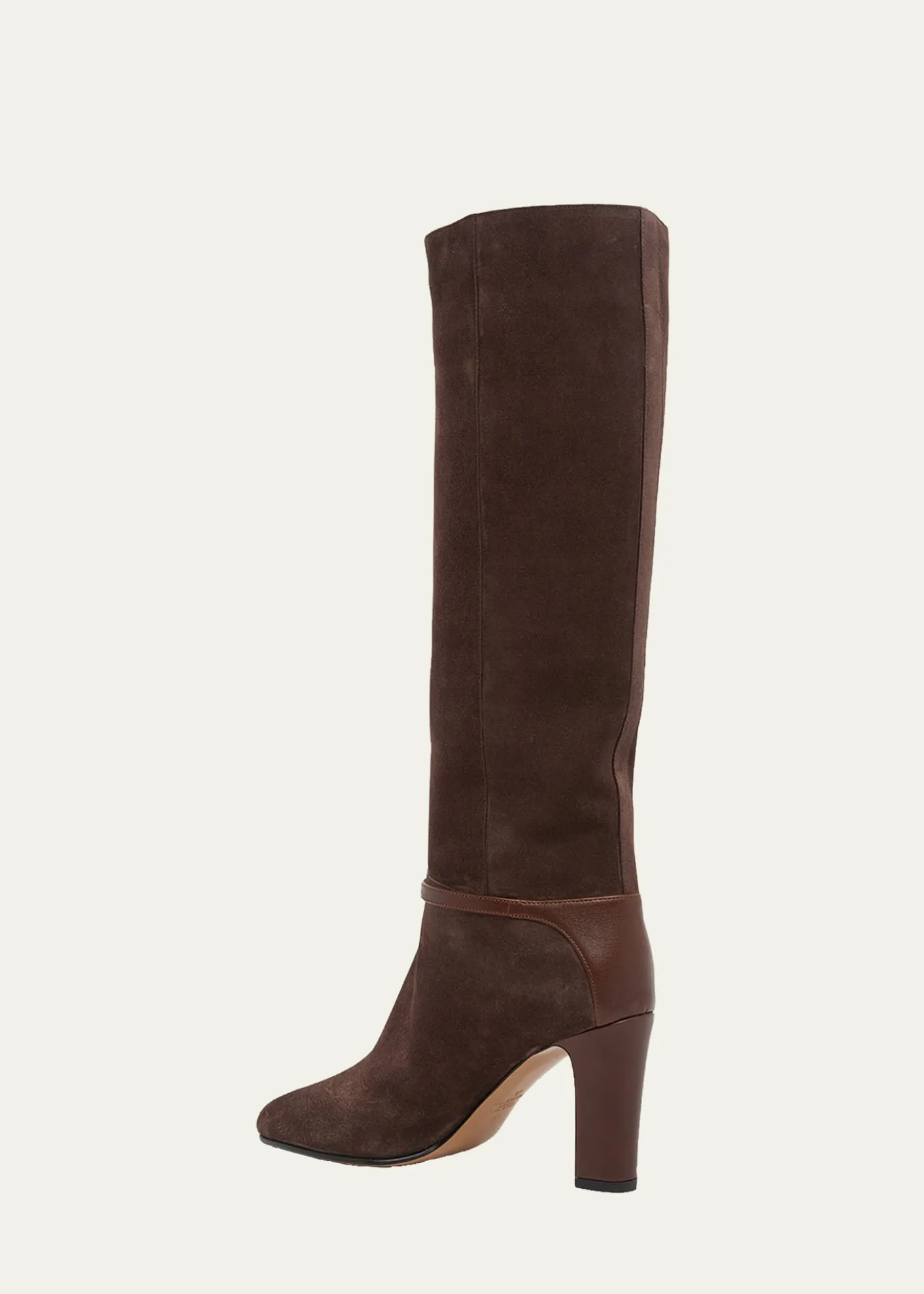 Valentino Garavani85mm Pattie Suede Knee-High Boots