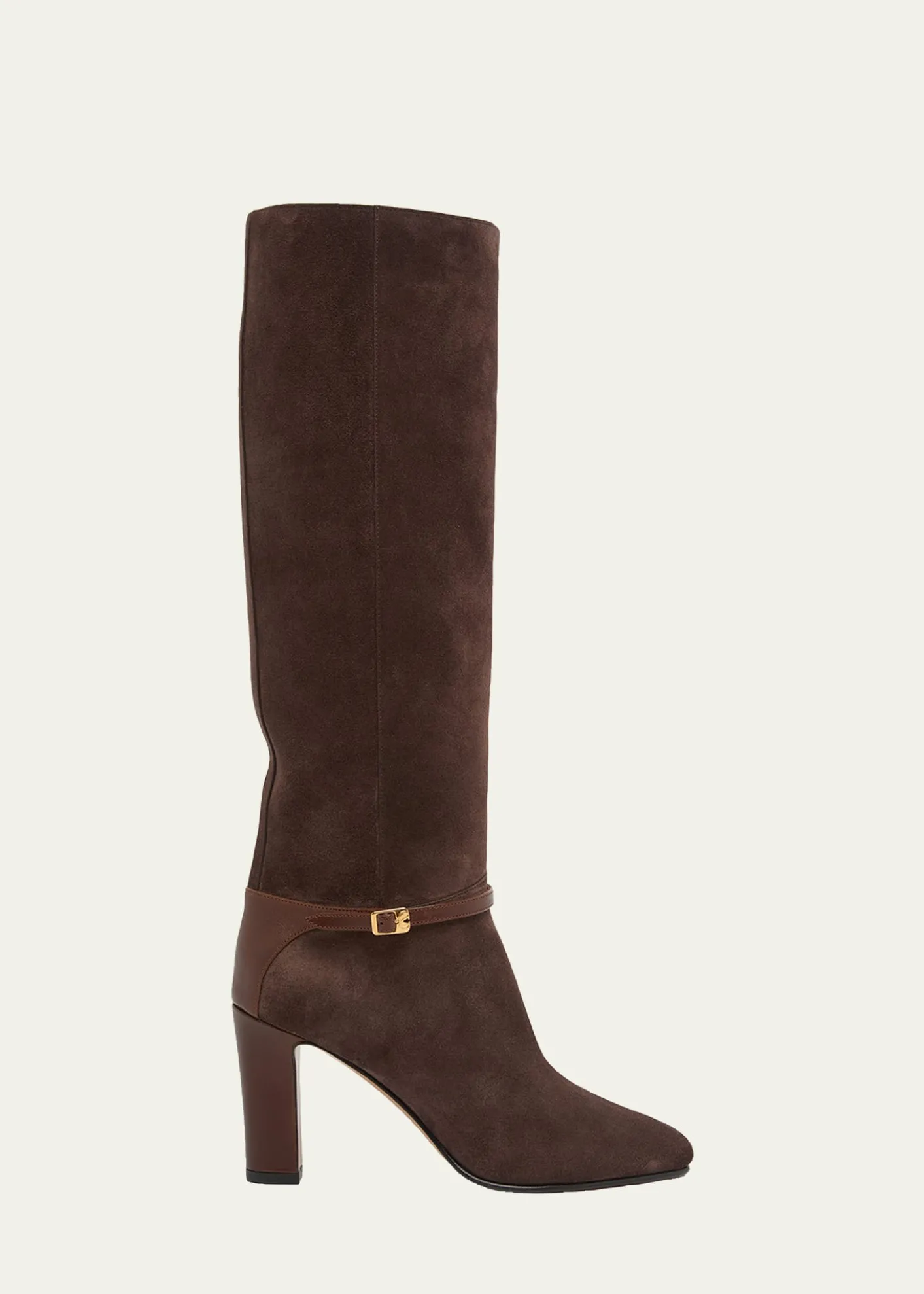 Valentino Garavani85mm Pattie Suede Knee-High Boots