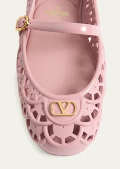 Valentino Garavani5mm VLogo PVC Ballerina Flats