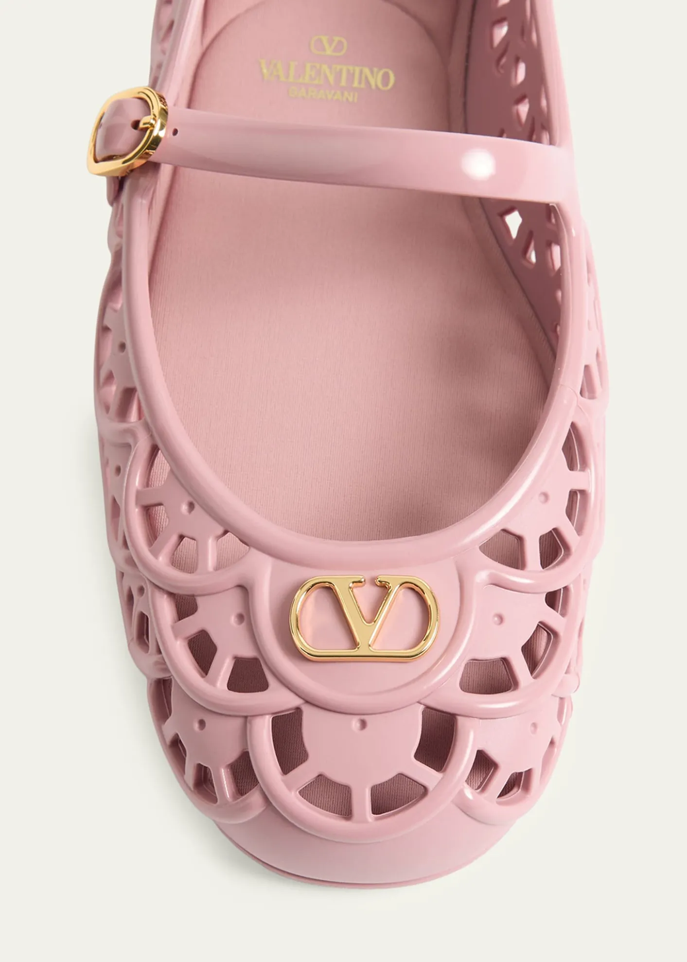 Valentino Garavani5mm VLogo PVC Ballerina Flats
