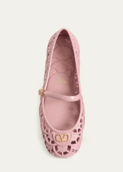 Valentino Garavani5mm VLogo PVC Ballerina Flats