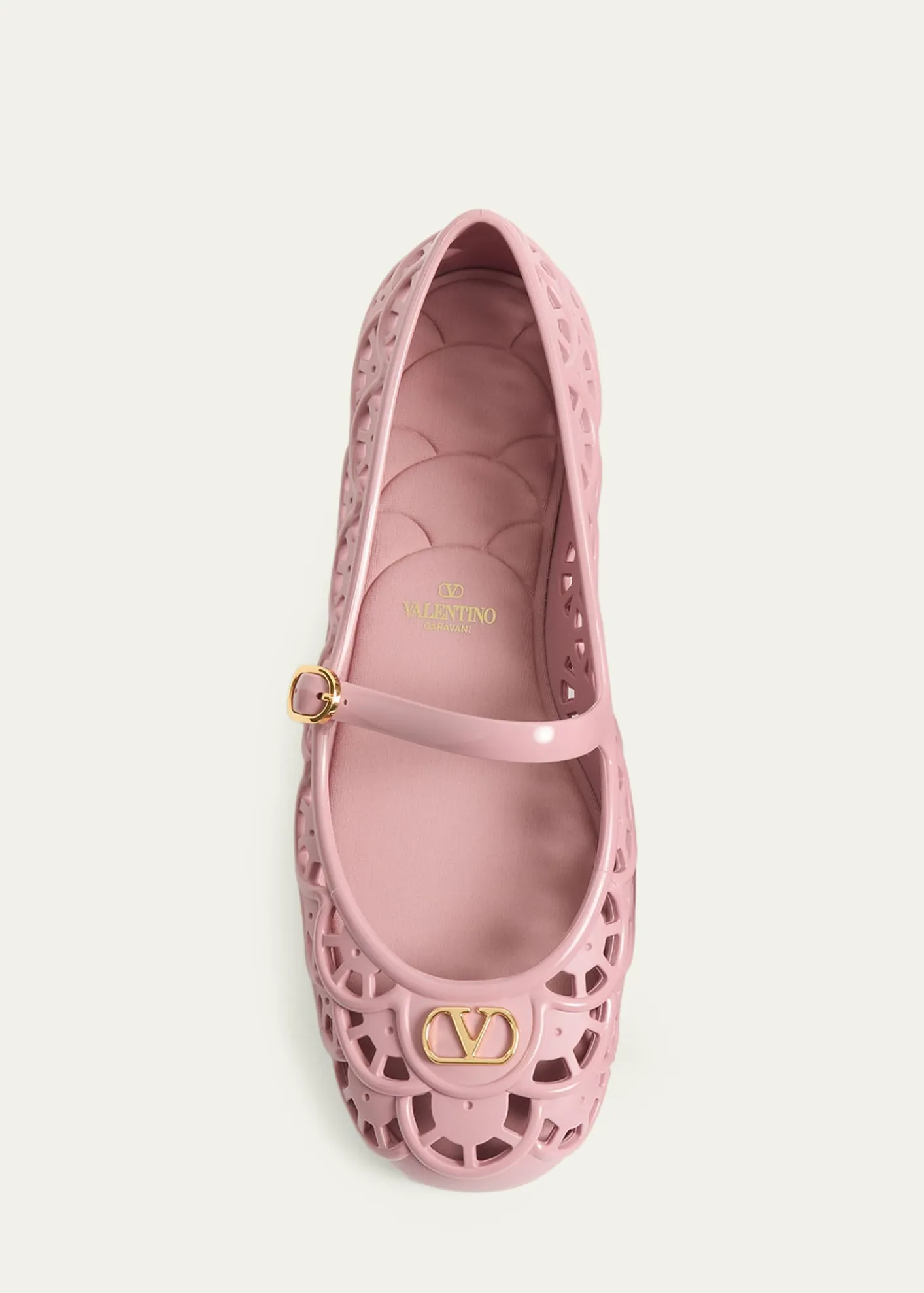 Valentino Garavani5mm VLogo PVC Ballerina Flats