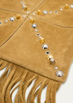 Valentino GaravaniNellcote Medium Studded Suede Crossbody Bag