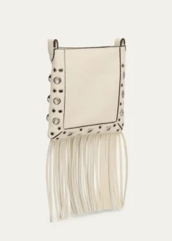 Valentino GaravaniNellcote Small Fringe Studded Leather Crossbody Bag