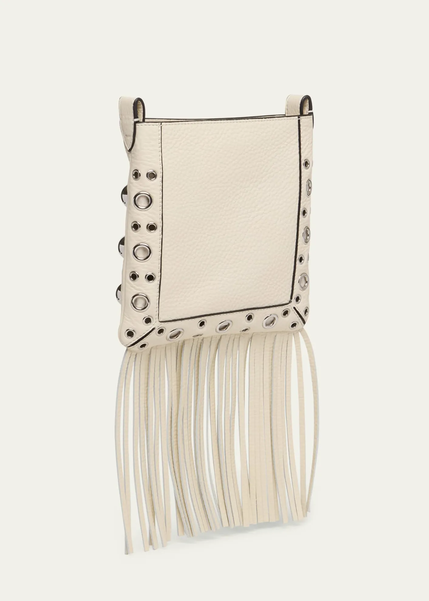 Valentino GaravaniNellcote Small Fringe Studded Leather Crossbody Bag