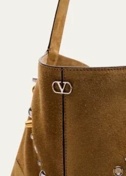 Valentino GaravaniNellcote Fringe Stud Suede Crossbody Bag