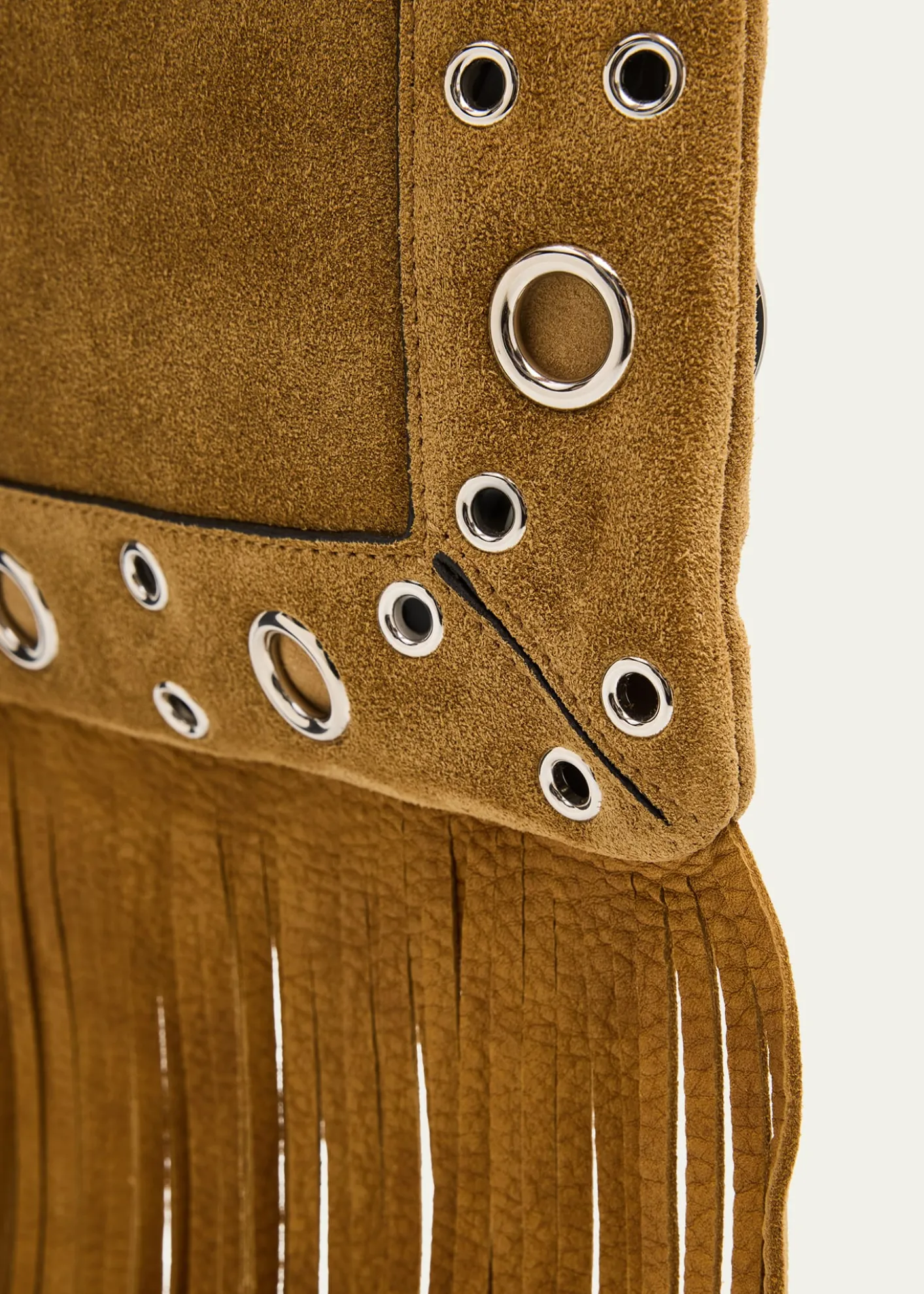 Valentino GaravaniNellcote Studded Fringe Suede Crossbody Bag