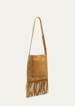 Valentino GaravaniNellcote Studded Fringe Suede Crossbody Bag