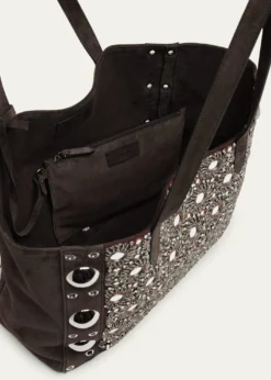 Valentino GaravaniNellcote Mirrored Suede Tote Bag