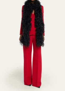 Valentino GaravaniOstrich & Turkey Feather Scarf
