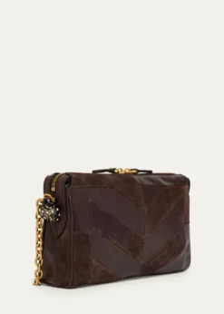 Valentino GaravaniPanthea Small Patchwork Chevron Shoulder Bag