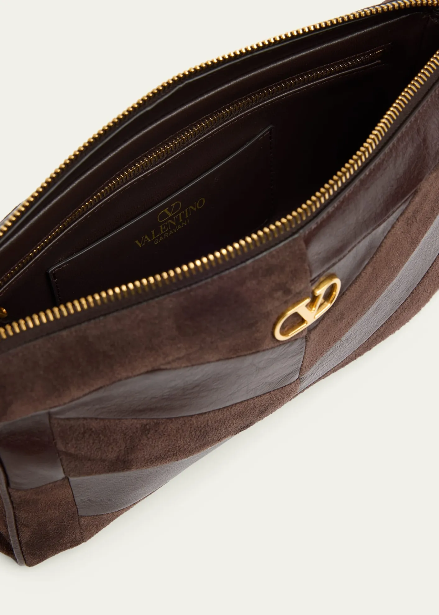 Valentino GaravaniPanthea Small Patchwork Chevron Shoulder Bag
