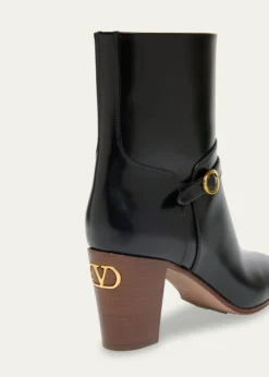 Valentino GaravaniPattie Leather Buckle Ankle Boots