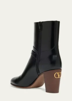 Valentino GaravaniPattie Leather Buckle Ankle Boots