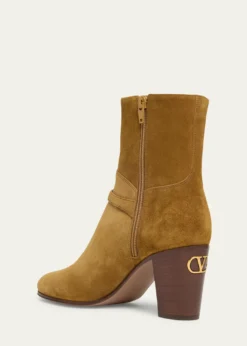 Valentino GaravaniPattie Suede Buckle Ankle Boots