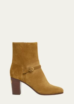 Valentino GaravaniPattie Suede Buckle Ankle Boots