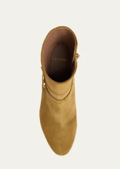 Valentino GaravaniPattie Suede Buckle Ankle Boots