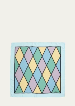 Valentino GaravaniRhombelle Printed Silk Scarf