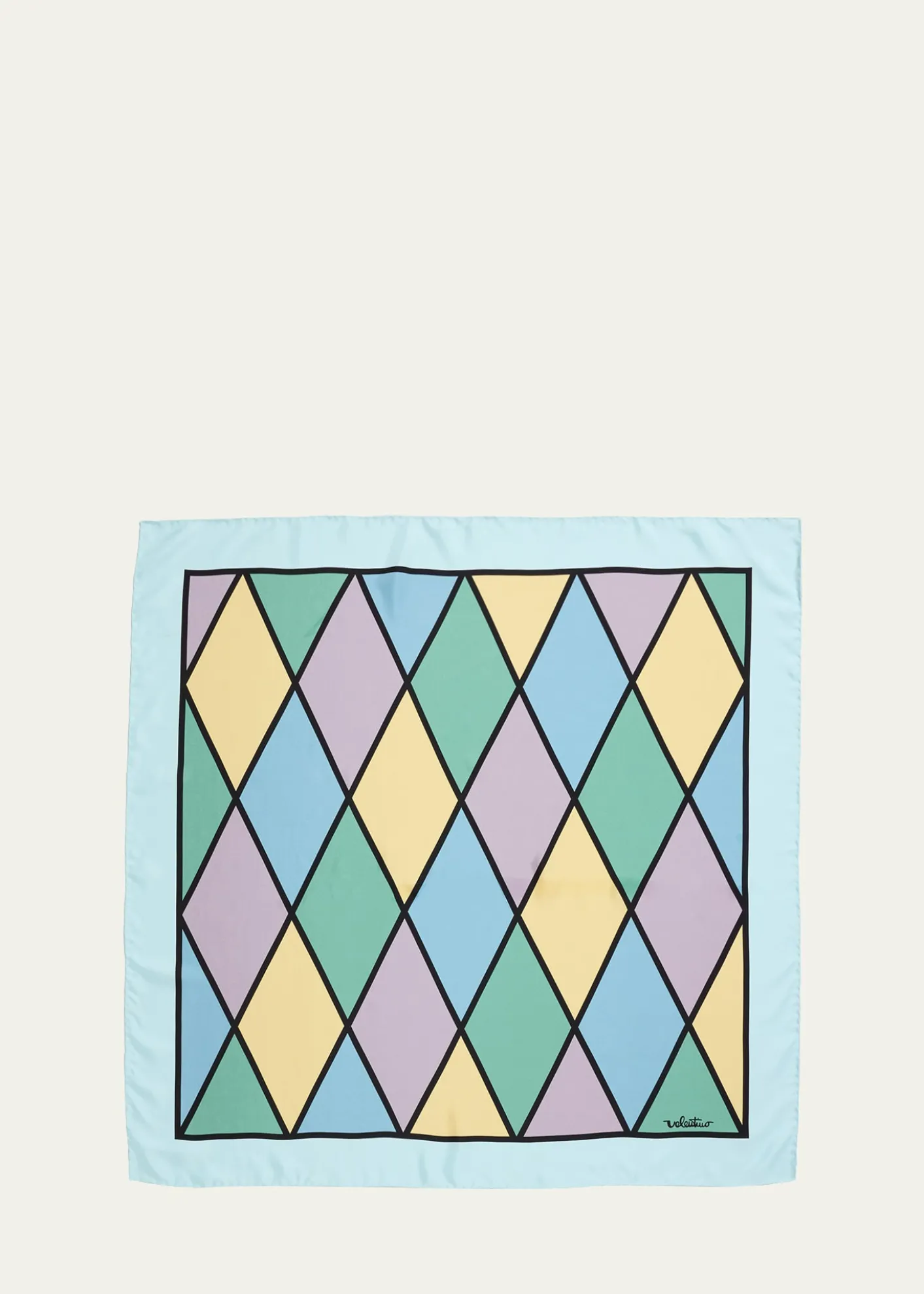 Valentino GaravaniRhombelle Printed Silk Scarf