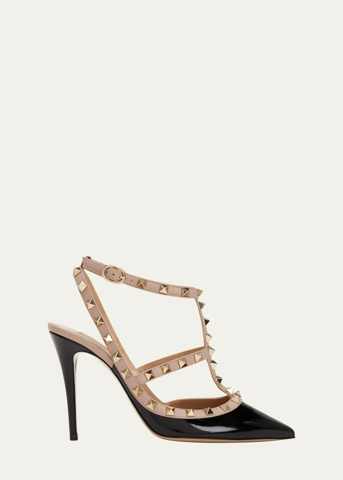 Valentino GaravaniRockstud 100mm Slingback High-Heel Pumps